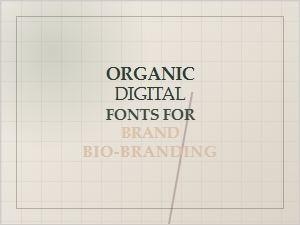 Cultivating Brand Identity with Organic Bio-Digital Fonts